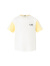 拉比（Labi Baby）童装男童T恤儿童短袖宽松透气排汗中大童运动上衣薄款 黄色 160 