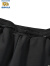 Skechers斯凯奇童装男童针织裤休闲长裤新款百搭冬季加绒裤子L423B099 碳黑/0018 150cm
