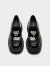 CHERY KALLY轻奢潮高级厚底乐福鞋女士2024夏季新款英伦单鞋真皮小皮鞋女鞋子 黑色 37