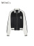 MO&Co.米奇联名系列含桑蚕丝美式学院风棒球服夹克外套设计感小众 黑色 XS/155