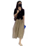 俞兆林短袖针织套装连衣裙2024年夏季新款网纱裙气质小香风显瘦裙子女装 黑色短袖卡其半身裙套装 L  建议115-125斤