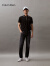 Calvin Klein Jeans24春夏新款男士休闲通勤ck合体版微弹洗水牛仔裤J325318 1BY-牛仔黑 30
