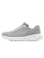 斯凯奇（Skechers）春季女士一脚蹬健步运动鞋124707 灰色/淡紫色/GYLV 37.5 