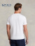 Polo Ralph Lauren 拉夫劳伦男女同款 经典款定制修身棉圆领T恤RL16479 100-白色 L