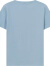 皮尔卡丹纯棉灰蓝色短袖t恤女士宽松遮肚子气质减龄半袖夏季2024新款上衣 6242灰蓝 短袖 M (建议80-105斤)