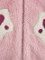 Gap婴儿秋冬2023新款抱抱绒3D动物造型连体衣788681儿童装外出服 粉红色 90cm(18-24月)