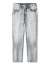 卡宾男装钢压LOGO牛仔裤23秋新款宽松小脚裤商场同款Y3234116003 中灰色36 29