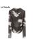拉夏贝尔（La Chapelle）/设计感网纱上衣女修身显瘦长袖t恤小衫春季 咖啡色 XS(80-90斤)