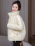 皮尔卡丹羽绒棉服女2024年冬季新款韩版短款女士棉衣宽松亮面免洗棉袄外套 粉色 M(90-110斤拍)