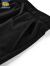 Skechers斯凯奇童装男女童针织短裤儿童夏季户外运动裤抽绳休闲裤L224K021 碳黑/0018 120cm