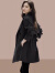 皮尔卡丹风衣女士中长款小个子2024春秋季女装新款英伦风大衣外套时尚洋气 军咖色 L-108-125斤拍
