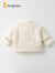 童泰秋冬新款5个月-4岁婴幼儿儿童宝宝衣服休闲外出夹棉上衣 米白 80cm
