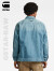 G-STAR RAW秋季新品美式海军风日产丹宁牛仔夹克衬衫外套D23016 海水蓝 L