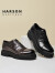 哈森（Harson）商务正装皮鞋 2023新款英伦牛津鞋商务百搭头层牛皮革系带男皮鞋 NL34925 黑色 44 标准皮鞋尺码