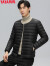 鸭鸭（YAYA）羽绒服男2024秋冬季新款短款轻薄百搭保暖男士上衣外套 黑色 XL