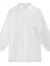 PMOG雪纺衫女士白色衬衫夏季设计感小众外搭防晒外套女宽松长袖上衣 白色[-] S