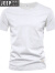 吉普（JEEP）美式复古重磅t恤男夏季纯棉复古厚实打底衫白色军绿色短袖男女款 A80一黑色 S (100-120斤)