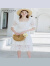 恩曼琳（ANMANI）23夏季新款法式优雅白色蕾丝连衣裙度假长裙EANDBA06 白色 S