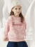 迪士尼女童卫衣儿童休闲宽松中大童洋气百搭童装 Z233016粉色 140cm 