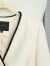 ROEYSHOUSE罗衣气质米白色肌理感西装外套女春装新款法式小香风西服09284 米白色 XL