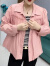 PWEHTM海城宏虹服饰女士衬衫法式时尚气质设计感褶皱韩版宽松显瘦衬衫 白色 L(80-105斤)