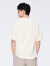 森马（Semir）森马短袖T恤男绣花设计夏季新款男生青春活力宽松针织假两件 米黄3210 170/88A/M