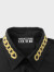 范思哲Versace Jeans Couture男装男士SEASONAL印花衬衫 黑色46 礼物
