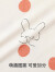 俞兆林（YUZHAOLIN）儿童睡衣女童短袖套装纯棉夏季薄款可外穿家居服 (圆圈小兔)红
