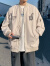 迪伽达 棒球领飞行夹克男士春夏季新款十字架印花外套男装休闲上衣服 TMGCD-W74黑色常规 XL