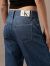 Calvin Klein Jeans24春夏新款女士莱赛尔混纺ck含腰带高腰宽松牛仔裤J223384 1BJ-牛仔蓝 29