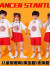 G.DUCK KIDS GO WITH DUCK六一儿童啦啦队演出服幼儿园男女款舞蹈表演夏季小学生运动会班服 女衣裙(上衣裙裤) 110码适合身高100-110cm3岁-4岁