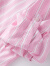 太平鸟【商场同款】女装2024年夏季新款系带披肩衬衫A1CAE2470 粉色 L