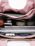 贝叶莎（BEIYESHA）女教师上课用包专用老师斜跨电脑公文包手提文件袋大容量牛津帆布 香芋紫HS-822多隔层大包-S49 升