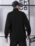 Genanx闪电潮牌毛线衣oversize纯色高领保暖毛衣简约CleanFit 黑色 S