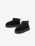 百思图雪地靴女加绒加厚保暖厚底增高东北靴短靴LD520DD3 黑色 39