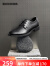 Skechers斯凯奇商务潮流正装尖头皮鞋软底时尚牛津鞋65538BLK黑色43