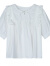 拉夏贝尔（La Chapelle）新中式短袖衬衫女2024夏季新款雪纺衫国风女装百搭系带休闲衬衣女 白色 S
