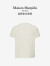 Maison Margiela【会员95折】 马吉拉倒置字母Logo纯棉短袖T恤男女 994白色 M/48（168cm/55kg，建议M码）