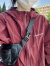 西域骆驼（VANCAMEL）红色连帽户外防晒外套男女夏季日系轻薄透气vintage美式冲锋衣服 红色[高品质] M