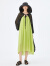 噢姆（AUM）【青欢系列】23夏季新款果绿色清新廓版度假风吊带连衣裙 果绿 S