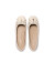 森达（SENDA）气质奶奶鞋女秋季新商场同款舒适单鞋女平跟蝴蝶结VUMP2CQ3 浅米 37