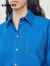SANDRO女装多巴胺宽松衬衫式外套SFPCM00836 D279/蓝色 0