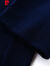 皮尔卡丹（pierre cardin）男士西装春秋新款潮流休闲灯芯绒西服中年爸爸装条绒外套 SEN-198656/蓝色 170/M