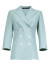 ROEYSHOUSE罗衣职业西装外套女夏装新款清新薄荷绿七分袖白领西服04252 薄荷绿 2XL