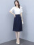 蔻拉琪（KOULAQI）品牌连衣裙女夏2024年新款搭配女装气质洋气设计感套装裙子 图片色-礼盒装 M