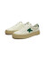 红蜻蜓复古板鞋新款男士厚底小白鞋户外休闲鞋平底男鞋WGA33015 白绿色 40