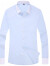 皮尔卡丹（pierre cardin）春秋季法式衬衫男长袖修身白领粉色提花款袖扣衬衣新郎伴郎礼服装 FS11水蓝白条纹 39