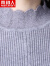 南极人（Nanjiren）新款毛衣女冬中长款加绒加厚针织打底衫包臀修身韩版半高领毛衫潮 白色【中厚不加绒】 S 【建议体重80-95斤】