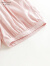 马克珍妮女童清凉五分亚麻灯笼裤儿童裤子2024年夏装新款240858 粉色 100cm