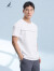 诺帝卡（NAUTICA）【商场同款】男装夏季款酷美丝干爽透气休闲短袖T恤男TM3201 白色1CW S